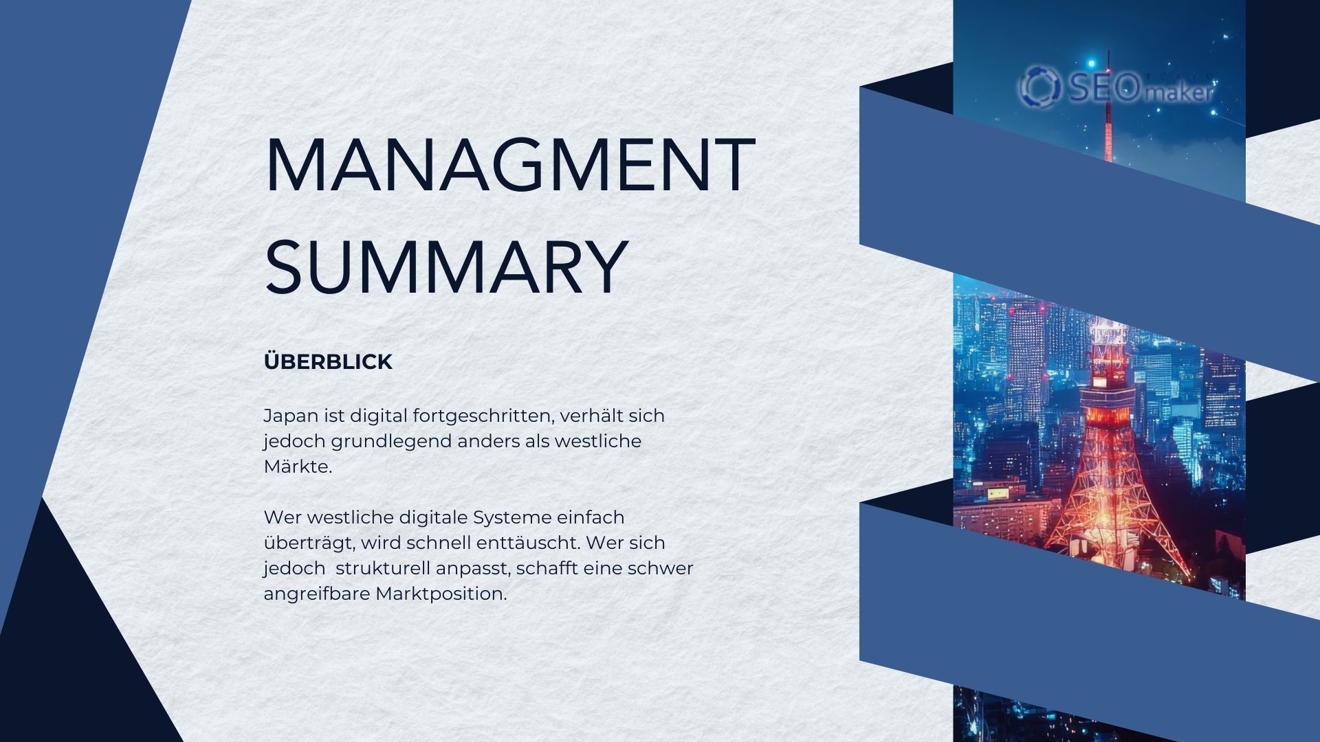Management Summary