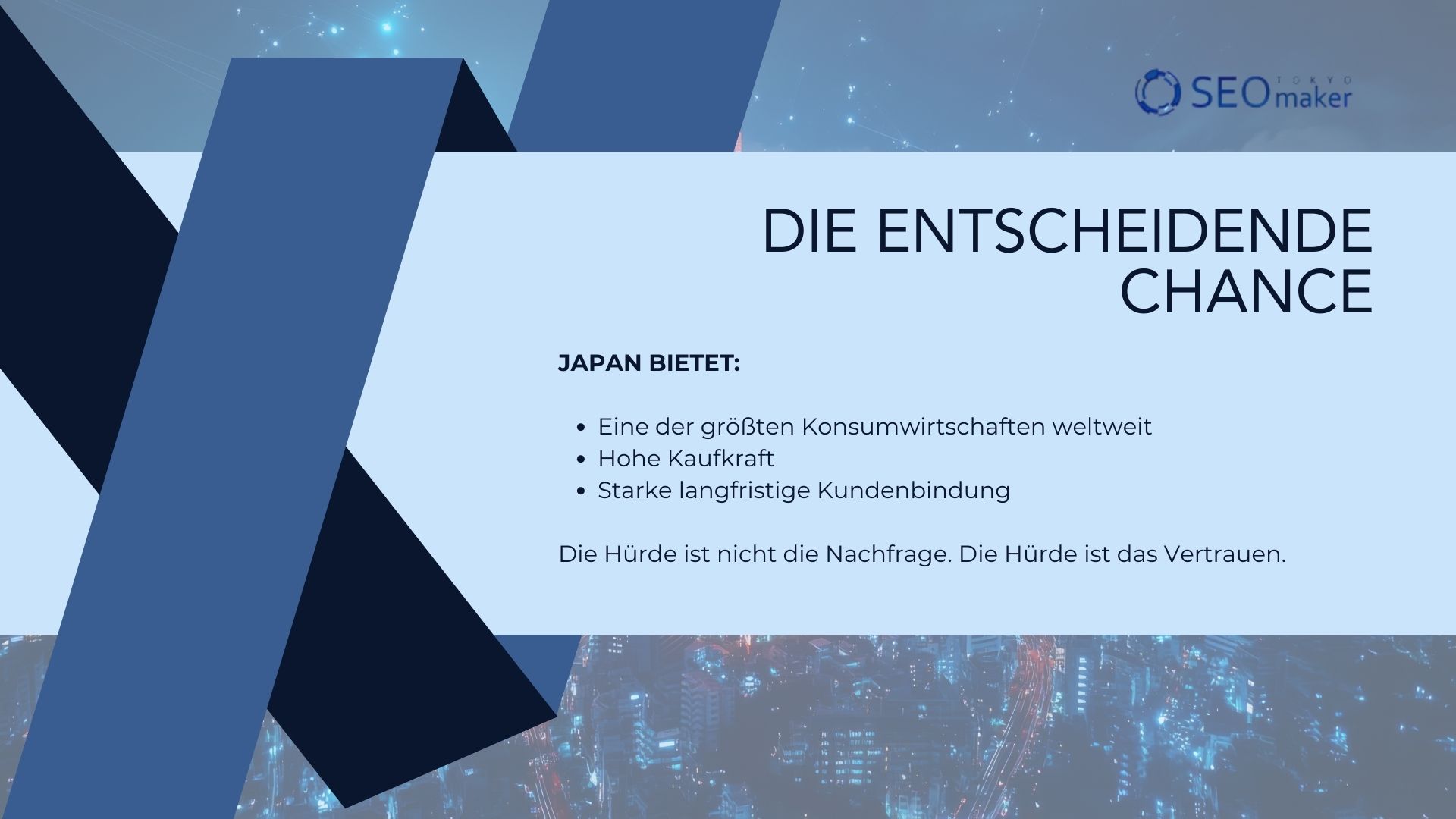 Die entscheidende Chance