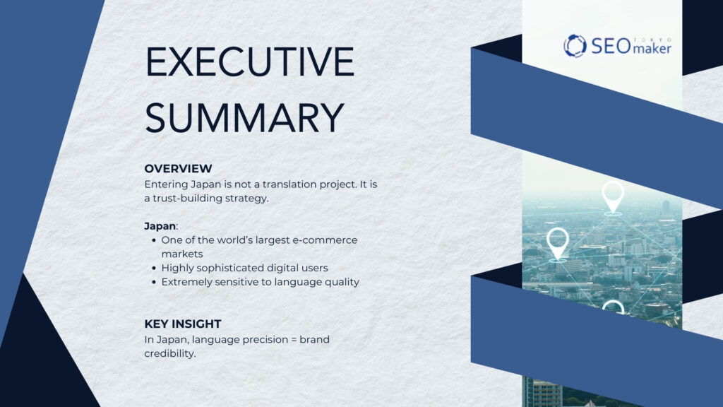 A Complete Guide to Japanese Localization for Overseas Companies Summary