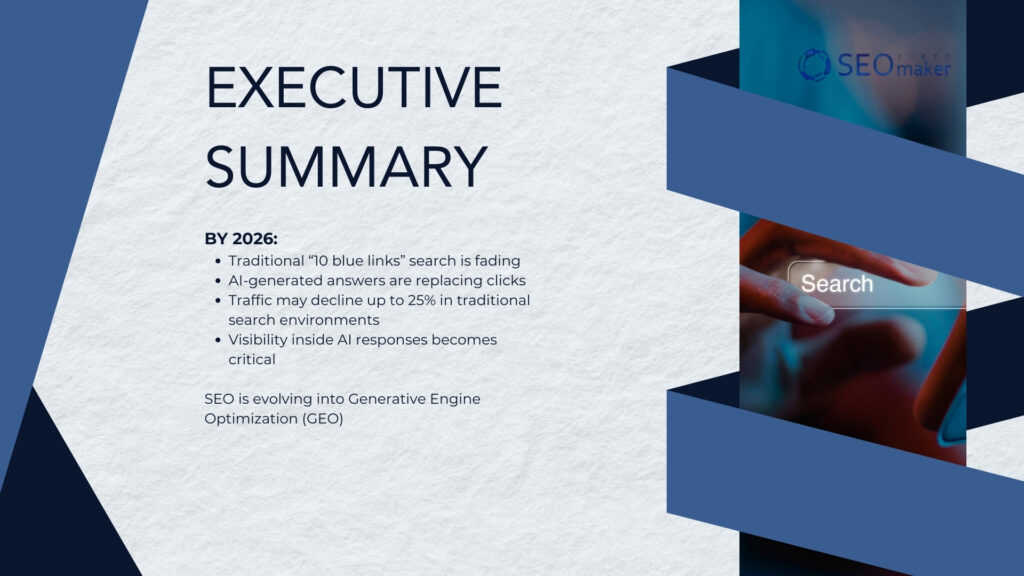 The Future of SEO: Trends to Watch in 2026 & Beyond Summary