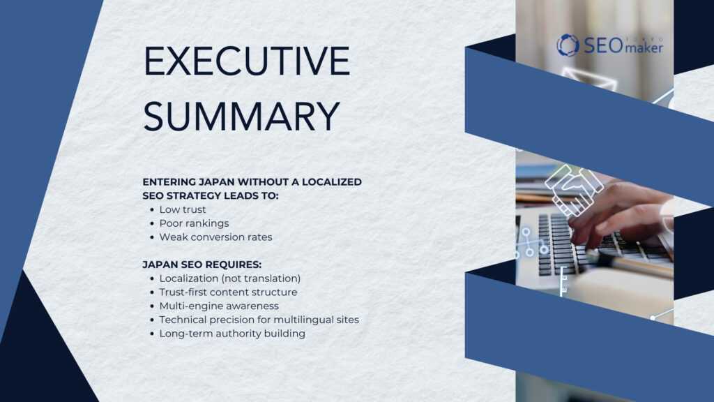 A strategic Guide to Entering the Japanese Market summary