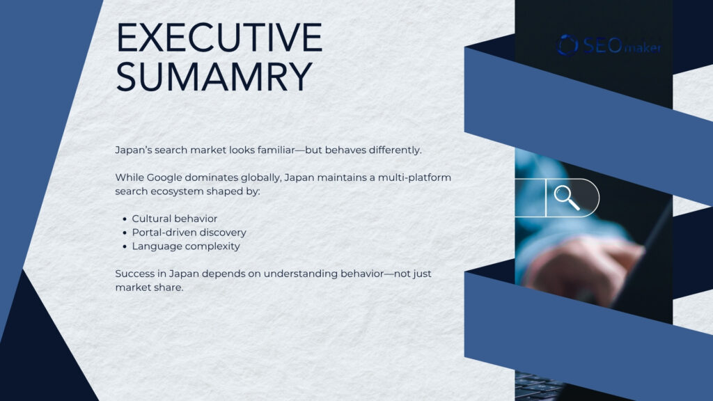 Google vs. Yahoo Japan: How Search Behavior Actually Differs in Japan Summary
