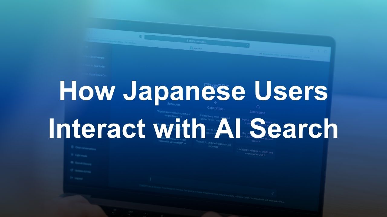 How Japanese Users Interact with AI Search: ChatGPT, Perplexity, and Google AI