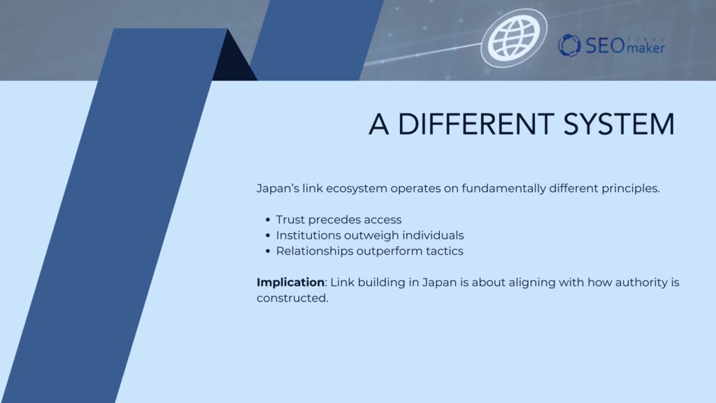 Link Building in Japan A Different System