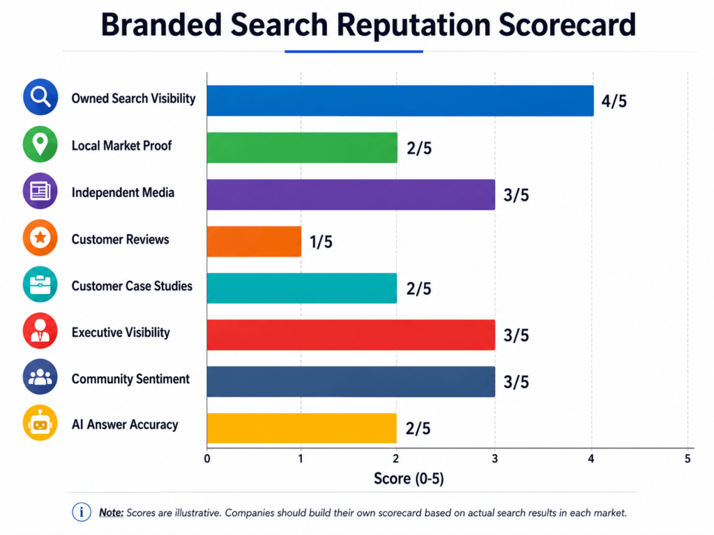 Branded Search Reputation Scorecard