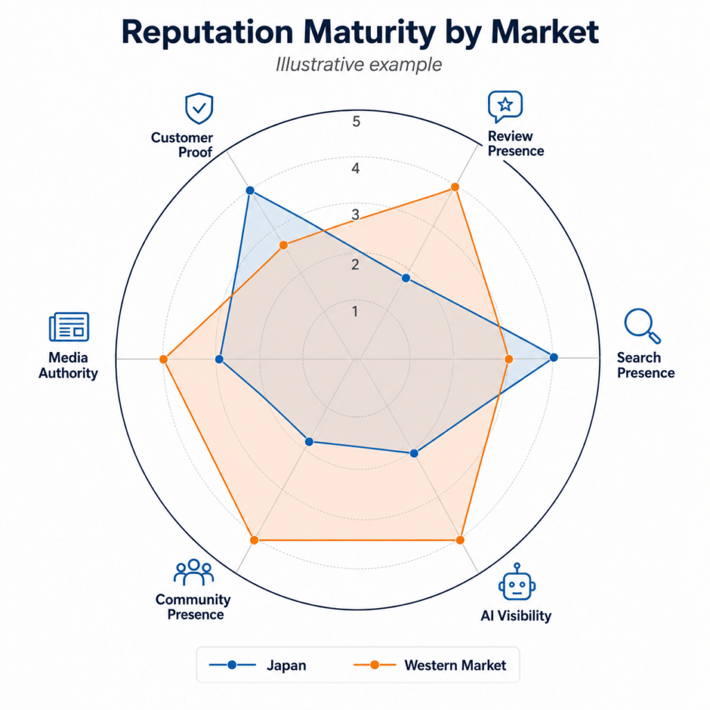 Reputation Maturity by Market