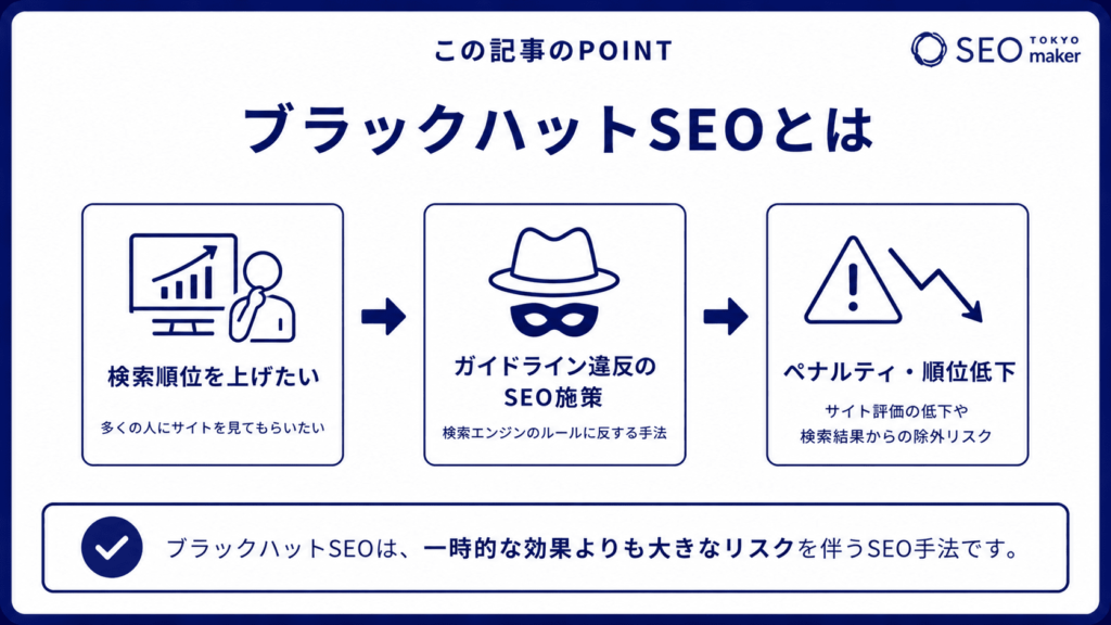 ブラックハットSEOとは