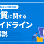 品質に関するガイドラインを解説【上級SEO対策向け】