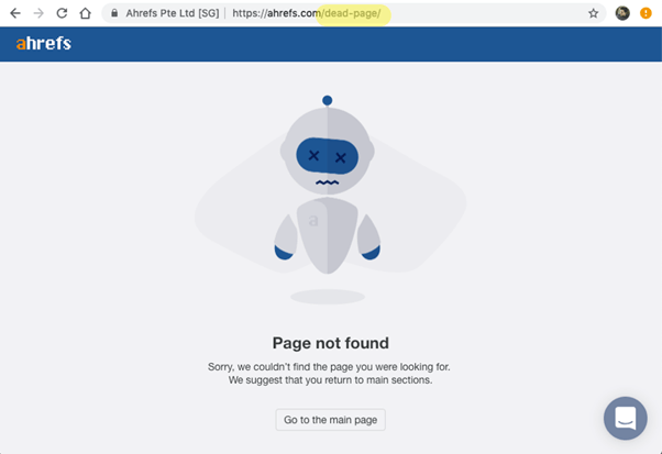 page not found