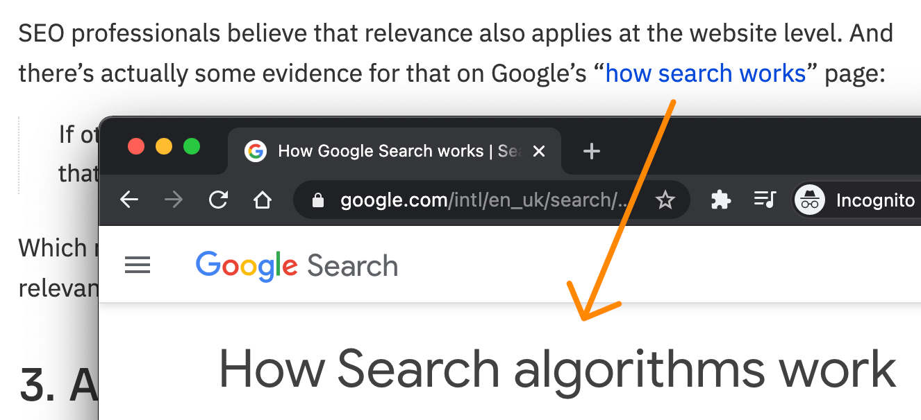 how search works