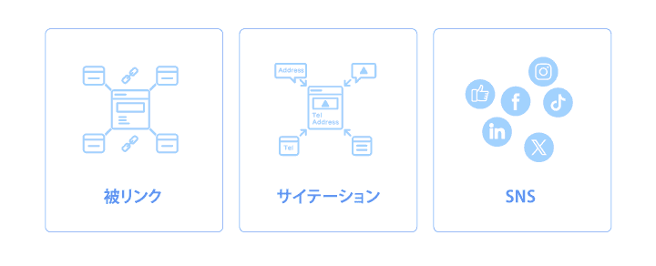 SEOの外部対策の施策3つ