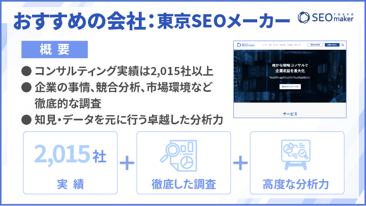 SEOコンサルティングのスライド６