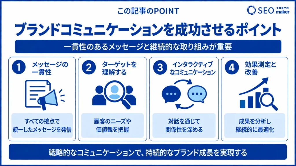 ブランドコミュニケーションとは？成功させるポイントを徹底解説！③