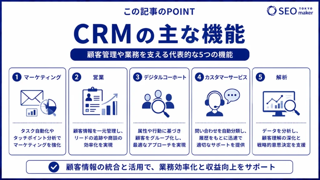 カスタマーリレーションシップマネジメントとは？目的や活用事例について解説！②