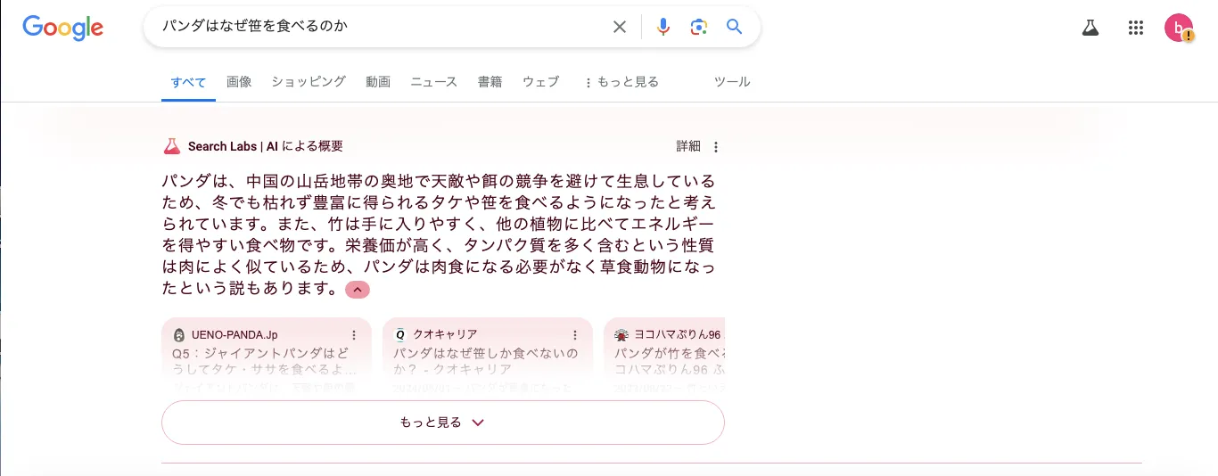 AI Overview（検索エンジンのAI機能）