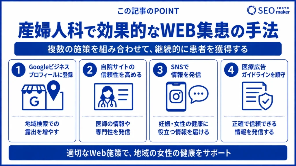 産婦人科のSEO対策とは?効果的なWEB集客の手法を解説③
