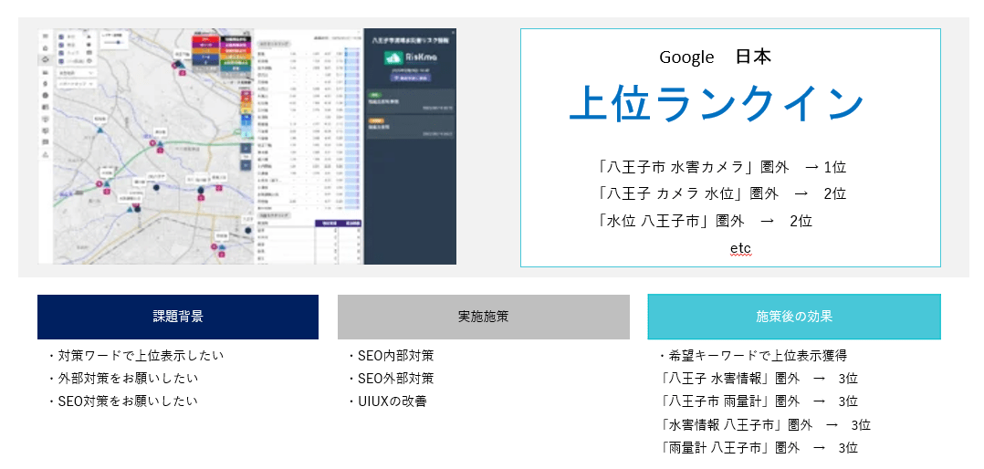 SEOの実績-Riskma