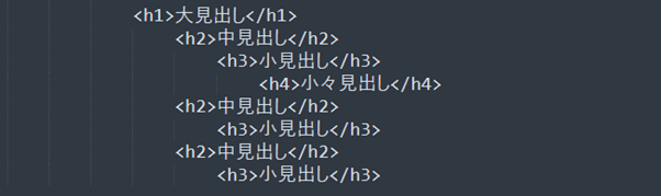 見出し