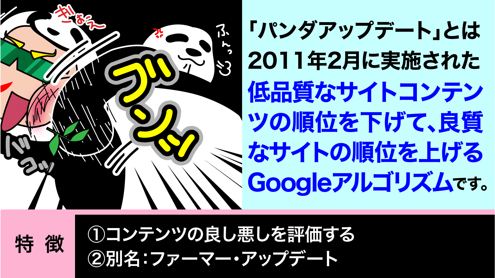 パンダアップデート 漫画seo用語集 格安seo対策の東京seoメーカー グーグル検索上位でweb集客成功