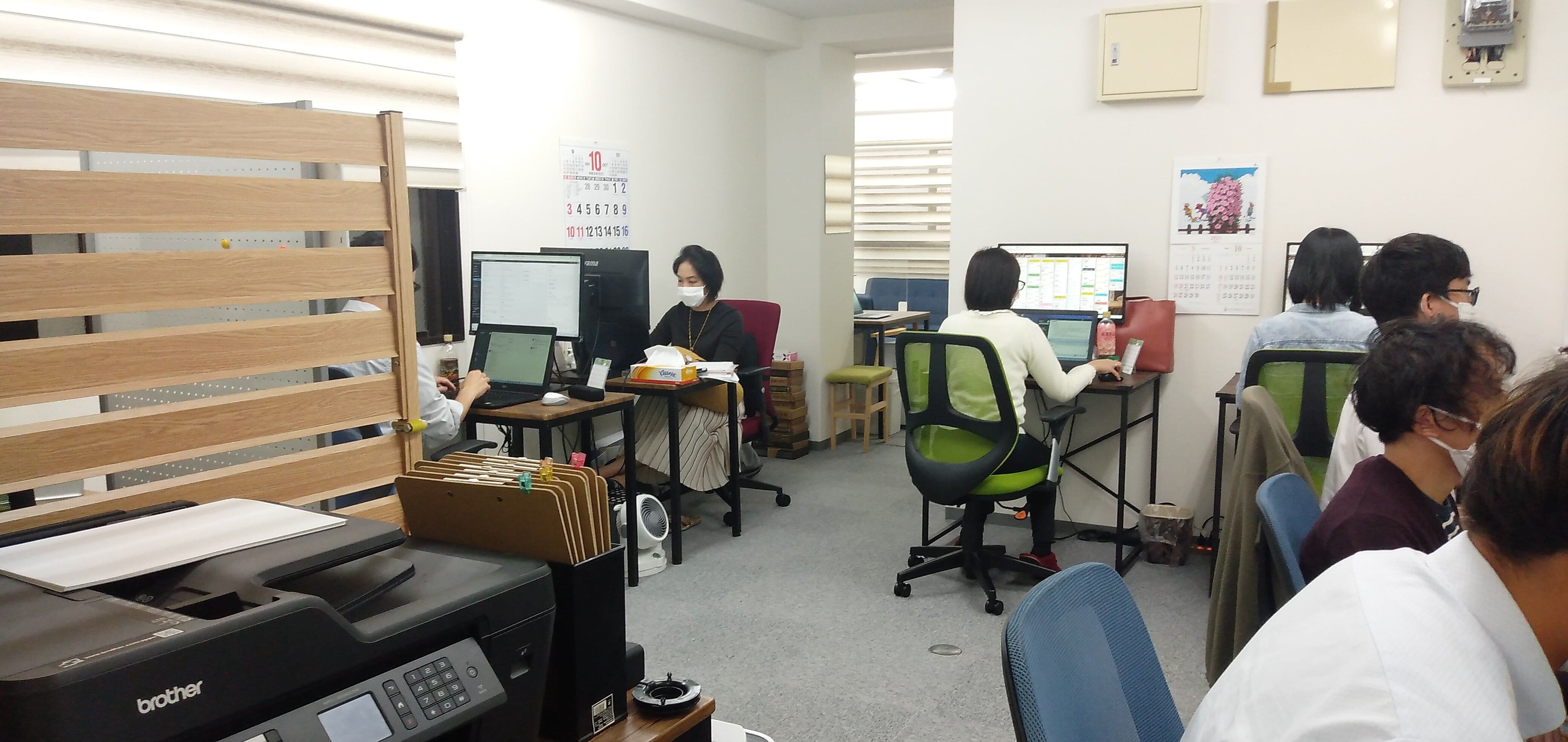 SEOセクションの職場風景