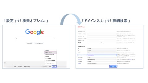 サイト内検索:検索オプションを使う